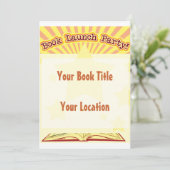 新刊発売パーティーのご案内 招待状 (スタンド正面)