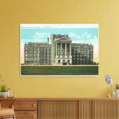 新医師病院の外観 キャンバスプリント (インサイチュ (リビング))