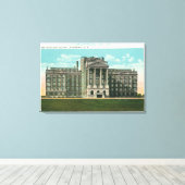 新医師病院の外観 キャンバスプリント (インサイチュ (ウッドフロア))