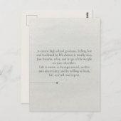 新卒者はがきの心強い言葉 ポストカード (正面/裏面)