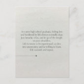 新卒者はがきの心強い言葉 ポストカード (正面)