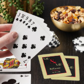 新参者と氏の贈り物パーソナライズされたを結婚贈る トランプ (インサイチュ)