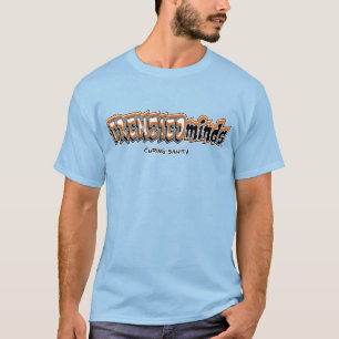 新及び改良される! FRENZIEDmindsのオレンジ及び熱狂するな背部! Tシャツ