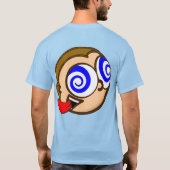 新及び改良される! FRENZIEDmindsの青く及び熱狂するな背部! Tシャツ (裏面)