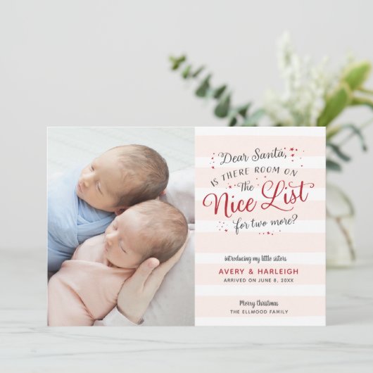 新双子クリスマス誕生発表 シーズンカード (スタンド正面)