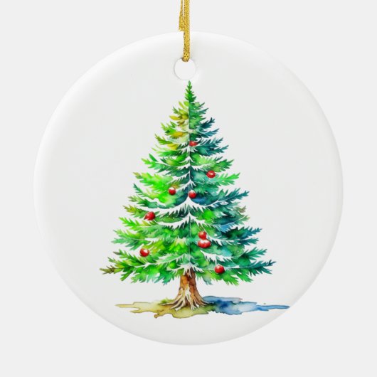 新叔母新生児妊娠の発表デザイン セラミックオーナメント (裏面)