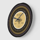 新叙勲祝辞 ラージ壁時計 (傾斜)