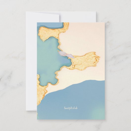 新古典フローラ悔やみや弔慰サンキューカード サンキューカード (裏面)