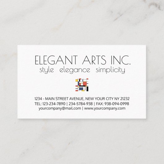 新可塑性スタイルアートモノグラム。文字Z 名刺 (裏面)