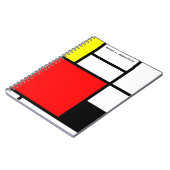 新可塑性モンドリアンスタイル手帳 ノートブック (左側)