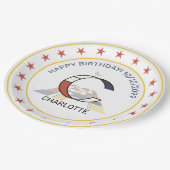 新可塑性芸術エレガントモノグラム。文字C ペーパープレート (アングル)