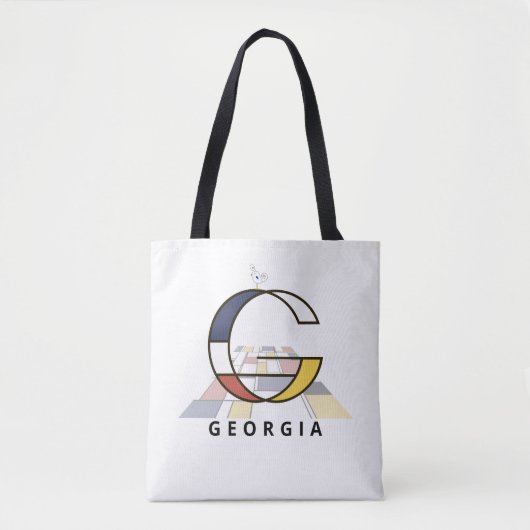 新可塑性魅力的スタイルモノグラム。文字G トートバッグ (正面)
