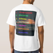新品とシック！エレガンス教育者先生Tシャツ» Tシャツ (裏面)