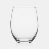 新品の茎のないワイングラス ステムなしワイングラス (左)