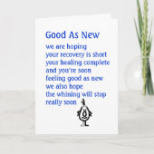 新品同様 カード (正面)