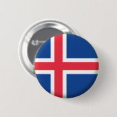 新品!! – アイスランドピンバックバッジ 缶バッジ (正面&裏面)