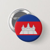 新品!! – カンボジアのピンバックバッジ 缶バッジ (正面&裏面)