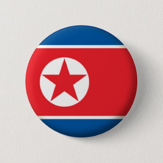 新品!! – 北朝鮮ピンバックバッジ 缶バッジ (正面)