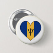 新品!!- BARBADOSハートピンバックバッジ 缶バッジ (正面&裏面)