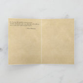 「新喜の詩」お祝い引用文 カード (内部)