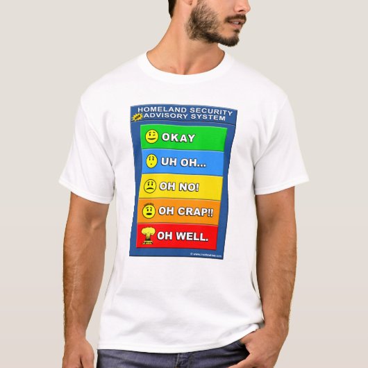 新国土安全保障諮問システム - ジョーク Tシャツ (正面)