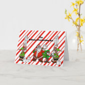 新型コロナウイルス対策 生産転換法のクリスマスカード カード (黄色い花)