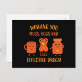 新型コロナウイルス感染症回復お見舞い ポストカード (正面/裏面)