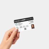 新型コロナウイルス感染症19 従業員ワクチン接種ID | DIY写真情報 バッジ (手持ち)