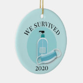新型コロナウイルス感染症2020年を生き抜いた セラミックオーナメント (右)