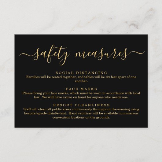 新型コロナウイルス感染症 安全マスク ソーシャルディスタンス情報 エンクロージャーカード (正面)