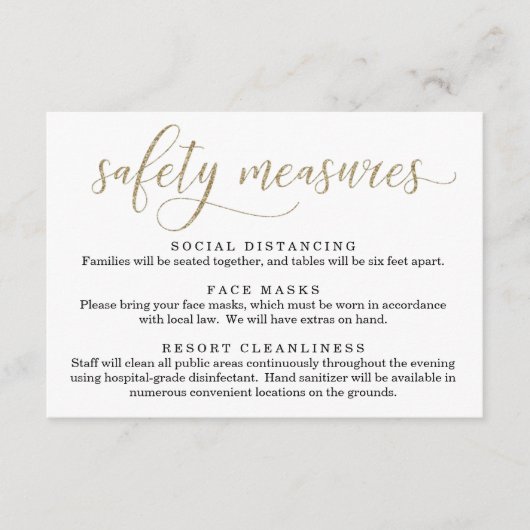 新型コロナウイルス感染症 安全マスク ソーシャルディスタンス 情報 エンクロージャーカード (正面)