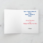 新型コロナウイルス感染症:良いクリスマスカードか悪いクリスマスカードか カード (内部)