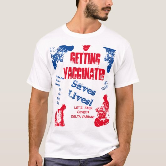 新型コロナウイルス感染症 Tシャツ (正面)