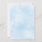 新型コロナ 赤ちゃんのシャワー 男の子 エレファント 招待状 (裏面)