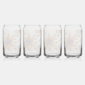 新型トーストパーソナライズされたグラス結婚- ガラス缶 (裏面)