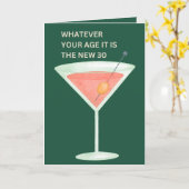 新型30 |おもしろい誕生日 カード (黄色い花)