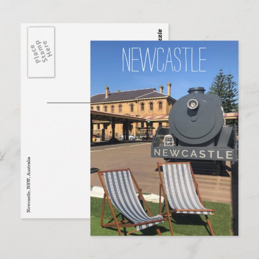 新城鉄道 ポストカード (正面/裏面)