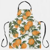 新夏植物ミカンタンジェリン エプロン (正面)