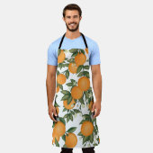 新夏植物ミカンタンジェリン エプロン (着用した状態)