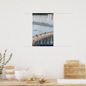 新大橋にわか雨が降り ポスター (キッチン)