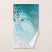 新太平洋海青色波の発生 バスタオルセット (ハンドタオル)
