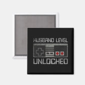 新夫レベル解除 夫婦ゲーマー 結婚おめでとう マグネット (正面/裏面)