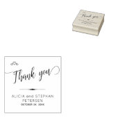 新夫婦の名前さん結婚ありがとう ラバースタンプ (押印)