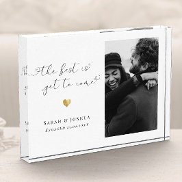 新夫婦婚約したギフト記念婚約 フォトブロック