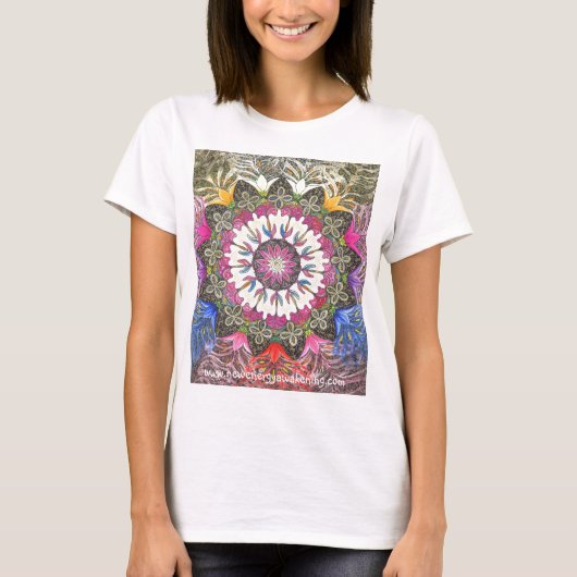 新女神曼荼羅Tシャツレディース Tシャツ (正面)
