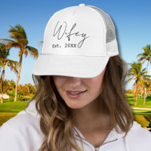 新妻 "Wifey" 結婚年 シンプル エレガント スクリプト
