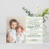 新姉妹またはブラザークリスマス誕生の発表 シーズンカード (スタンド正面)