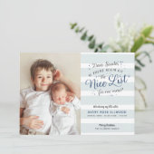 新姉妹またはブラザークリスマス誕生の発表 シーズンカード (スタンド正面)