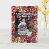 新姪 カード (黄色い花)