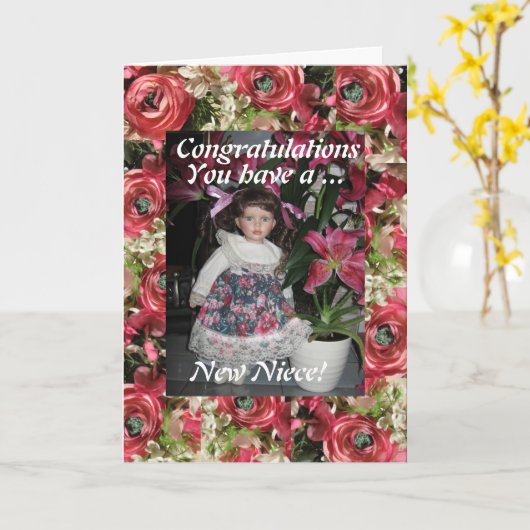 新姪 カード (黄色い花)